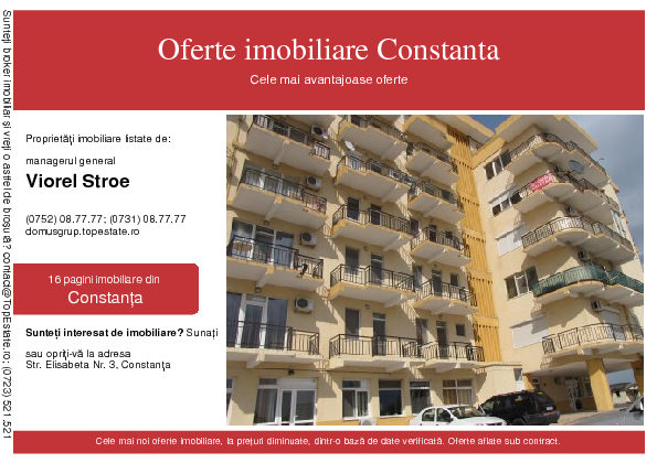 Oferte imobiliare Constanta, 11 Septembrie 2013